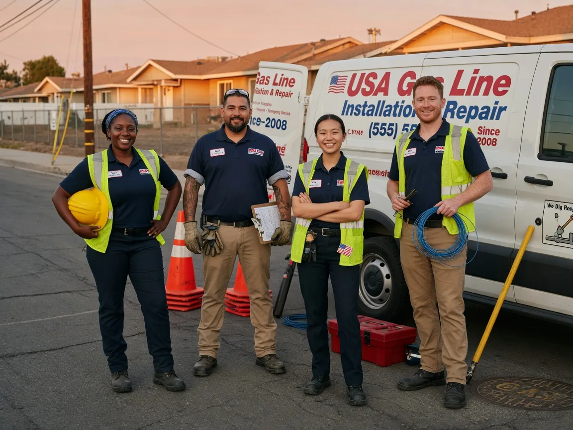 Gas Line Installation company in Mertztown, PA